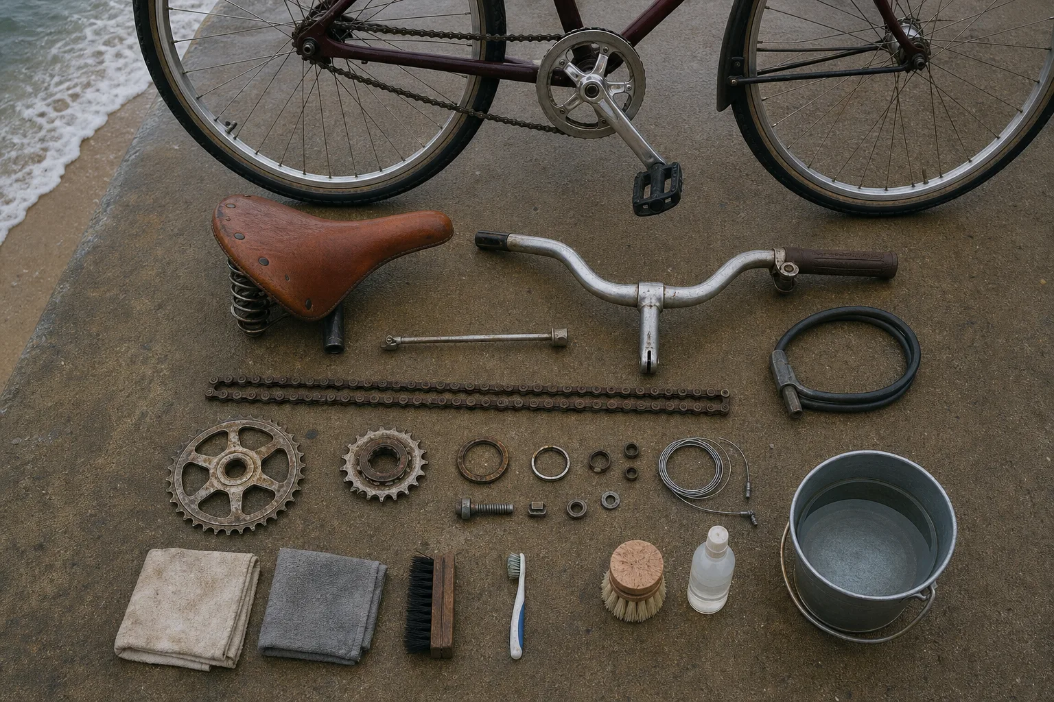 Riding near the ocean? What corrodes first, and a ten-minute routine that stops it
